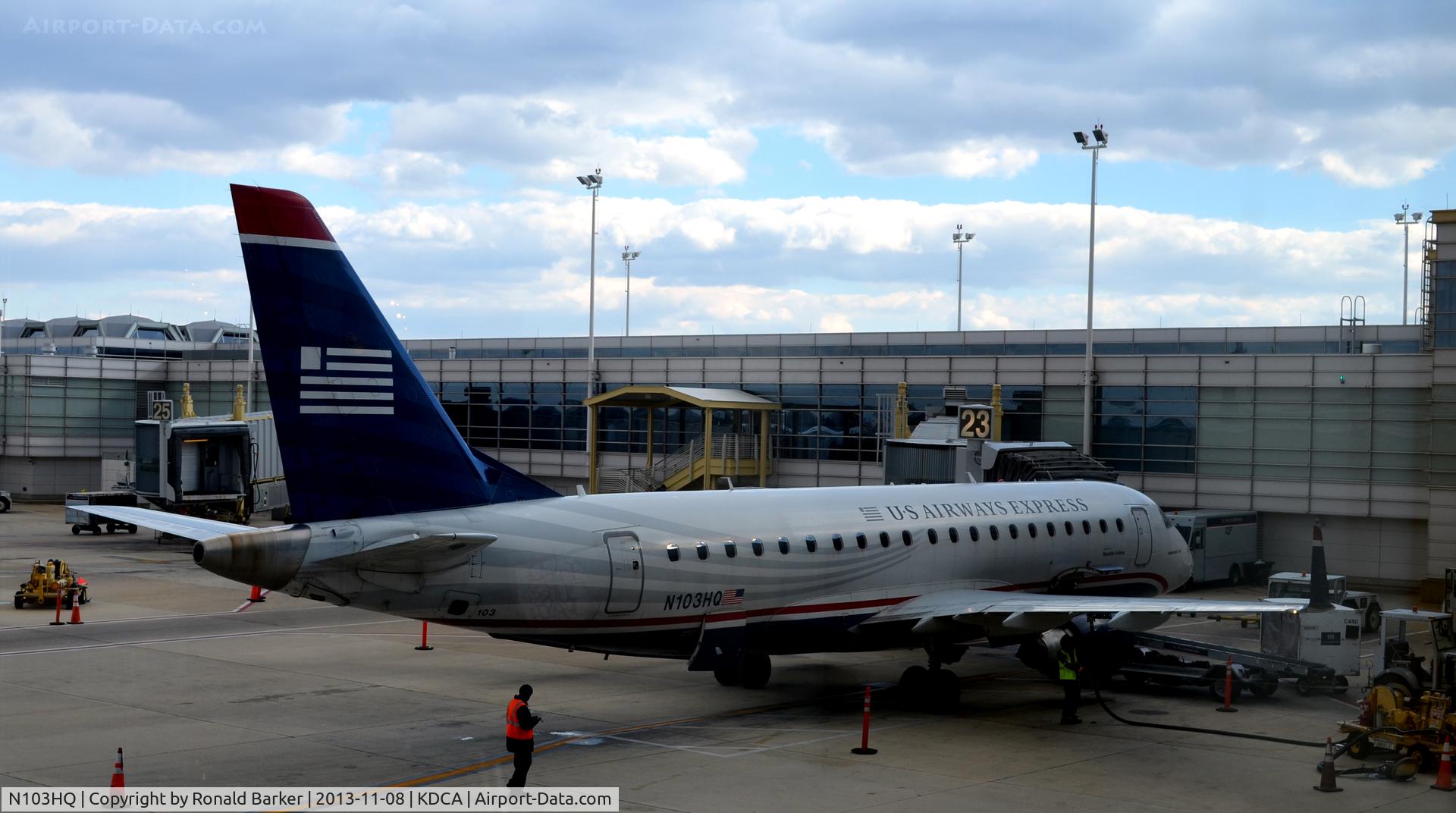 N103HQ, 2007 Embraer 175LR (ERJ-170-200LR) C/N 17000159, Gate 23 National