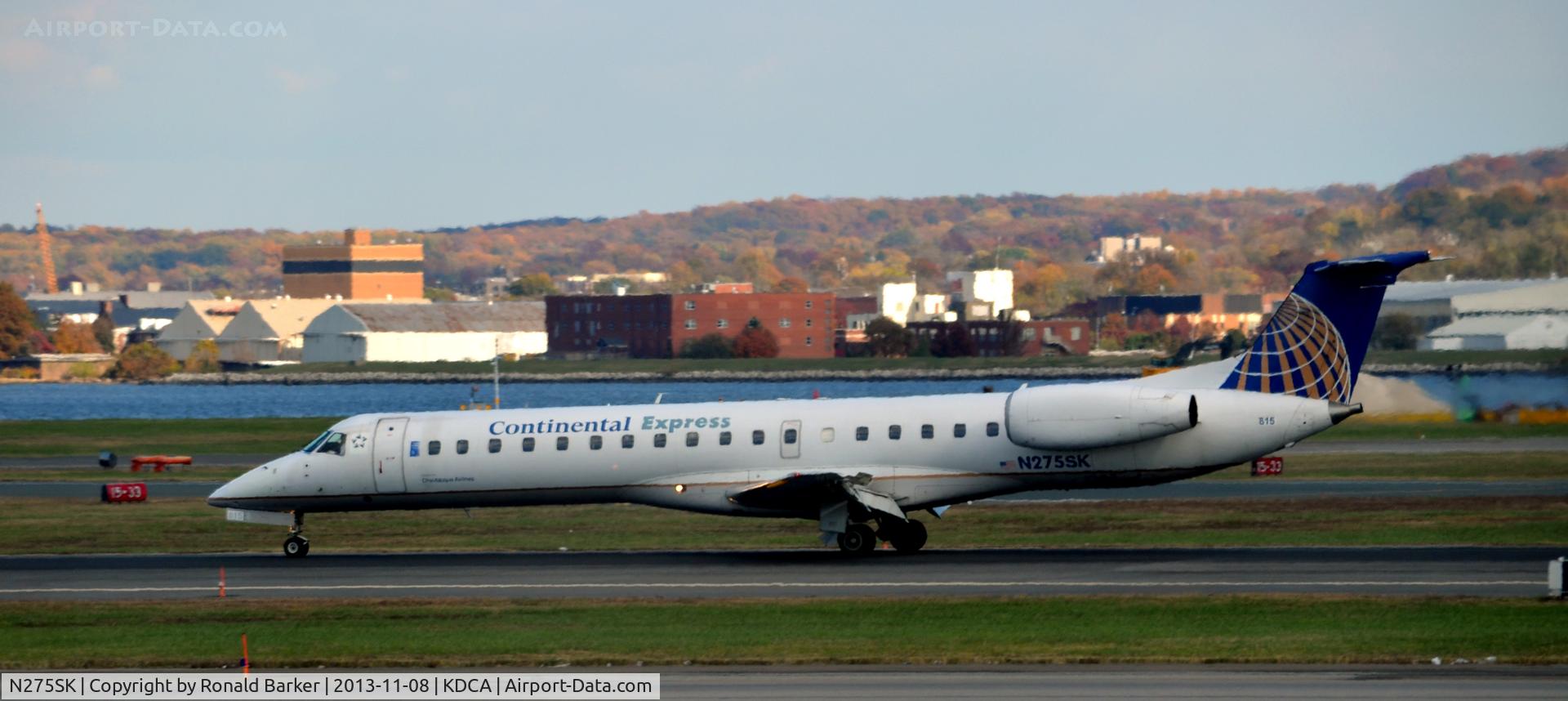 N275SK, 2000 Embraer EMB-145LR C/N 145345, Landing roll National