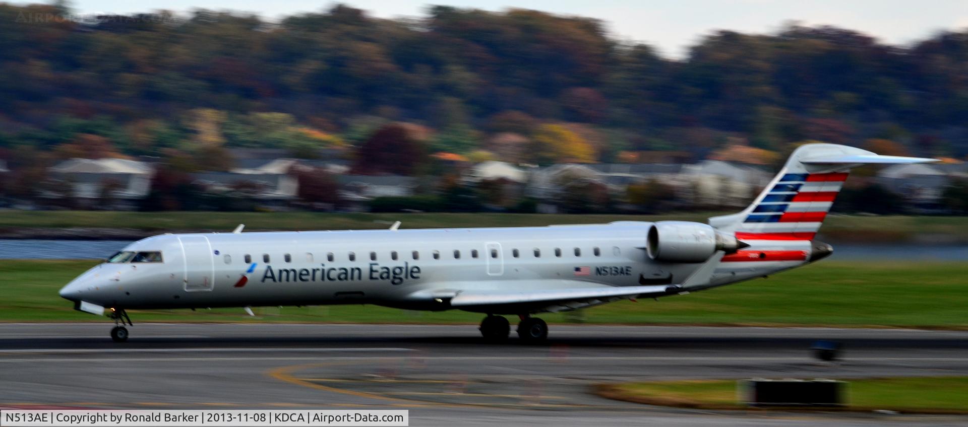 N513AE, 2003 Bombardier CRJ-701 (CL-600-2C10) Regional Jet C/N 10114, Takeoff National