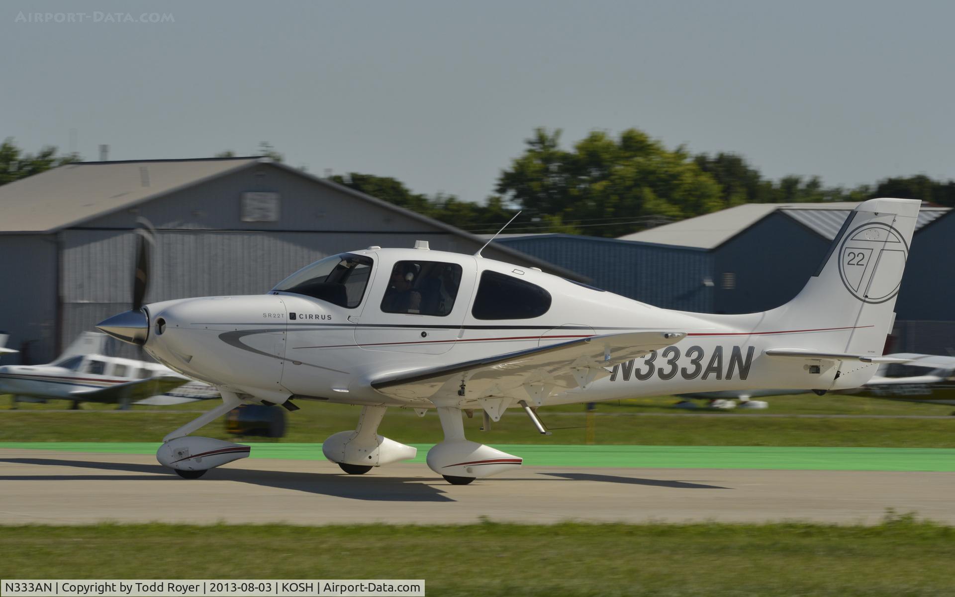 N333AN, Cirrus SR22T C/N 0055, Airventure 2013