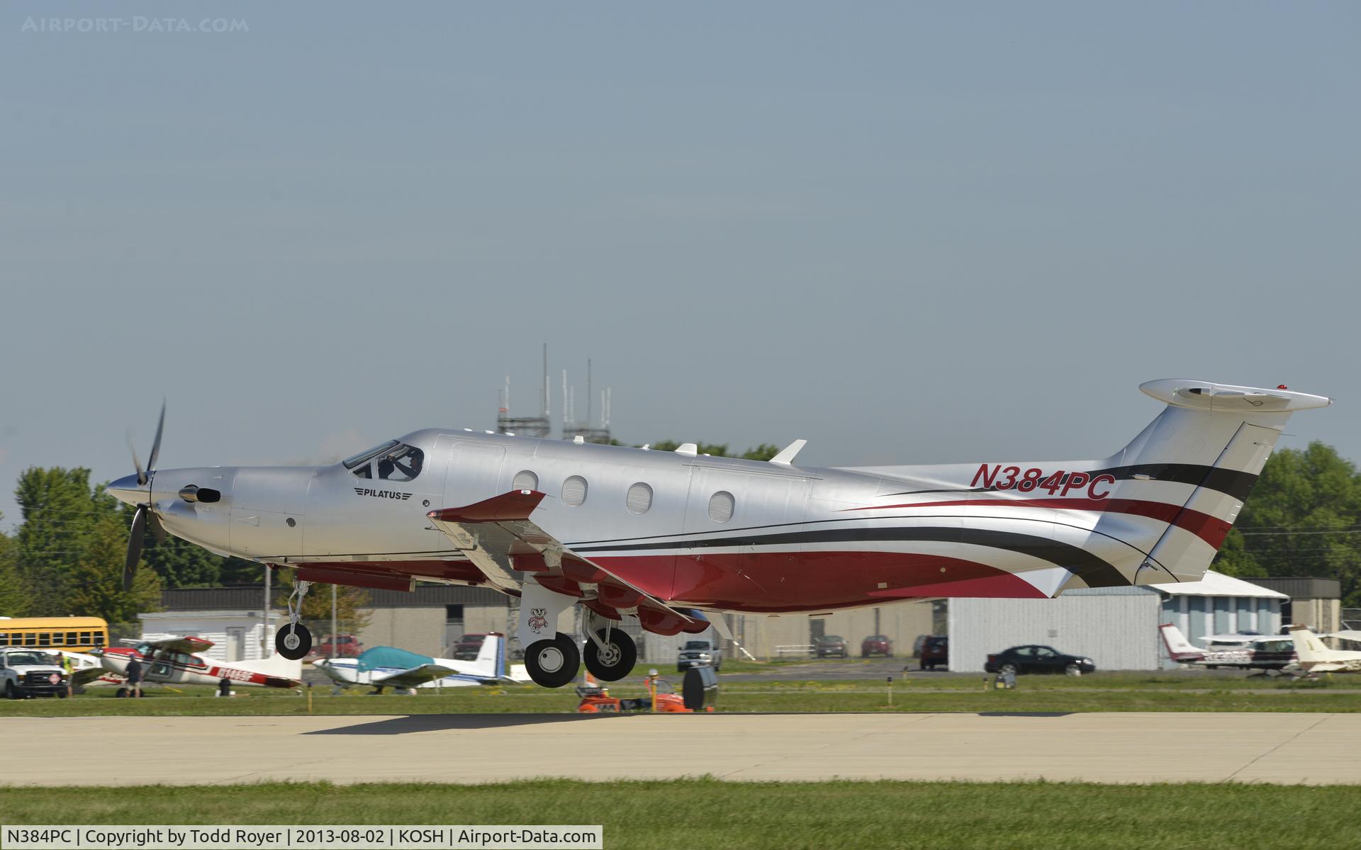 N384PC, 2012 Pilatus PC-12/47E C/N 1384, Airventure 2013