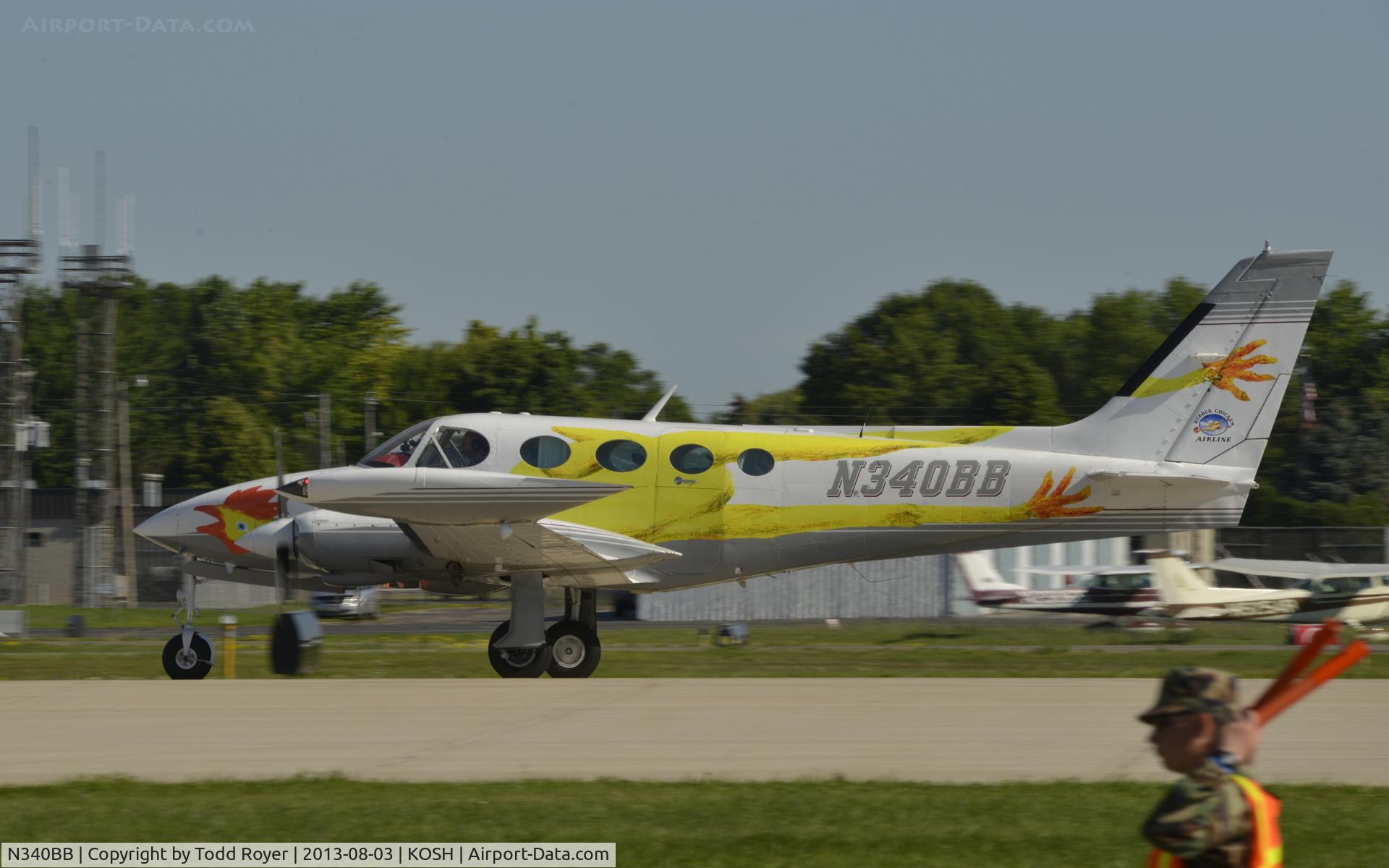 N340BB, 1980 Cessna 340A C/N 340A0991, Airventure 2013
