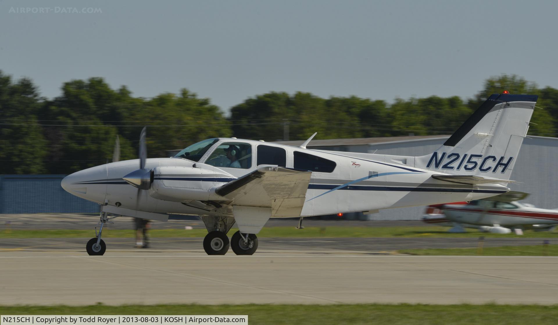 N215CH, 1977 Beech E-55 Baron C/N TE-1116, Airventure 2013