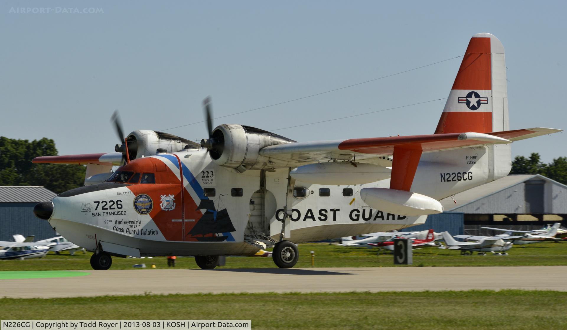 N226CG, 1953 Grumman UF-1G (HU-16B) Albatross C/N G-307, Airventure 2013