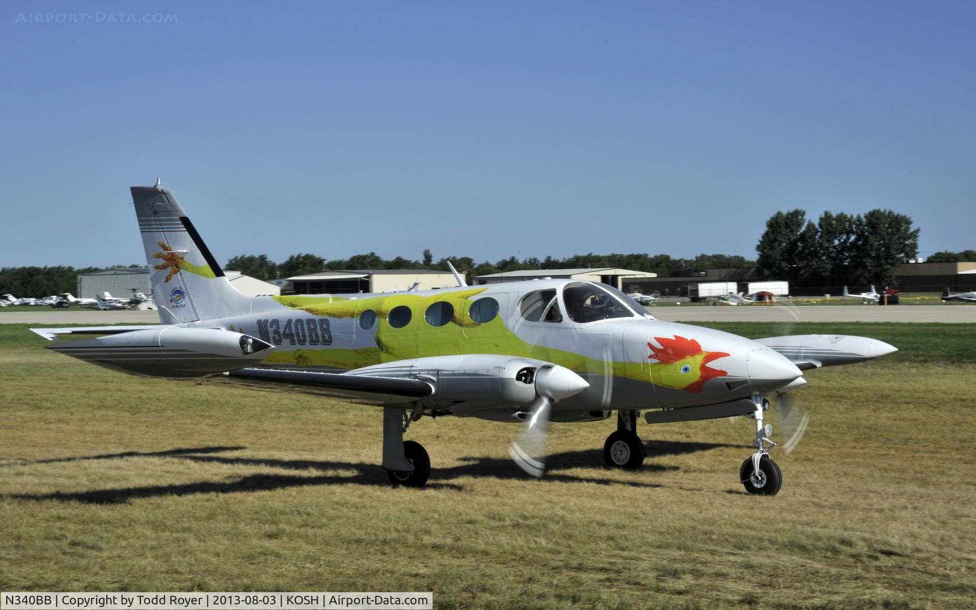 N340BB, 1980 Cessna 340A C/N 340A0991, Airventure 2013