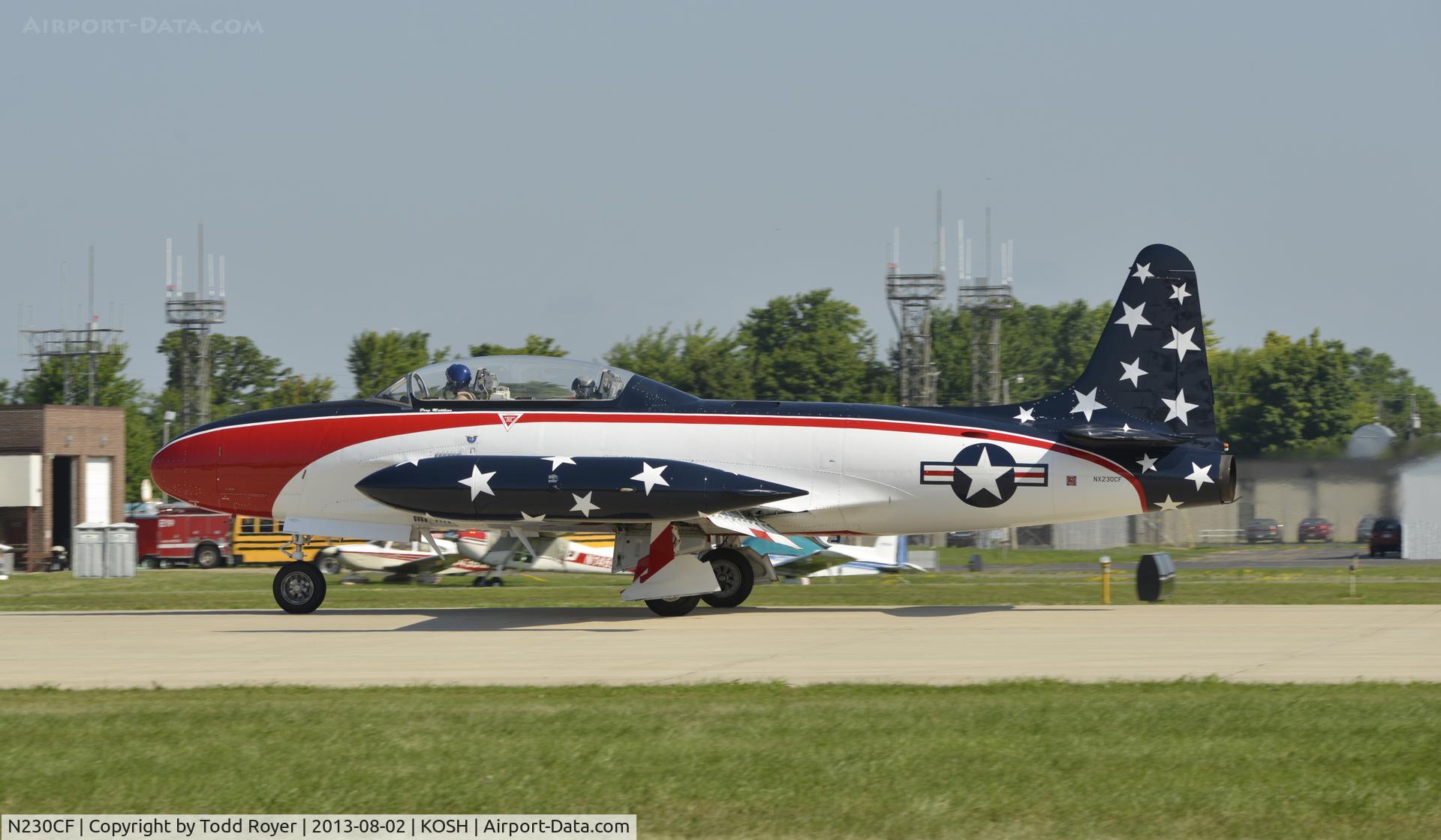 N230CF, 1953 Canadair CT-133 Silver Star 3 C/N T33-24, Airventure 2013