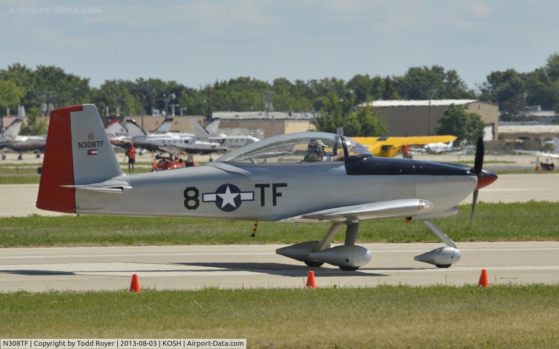 N308TF, Vans RV-8A C/N 82649, Airventure 2013