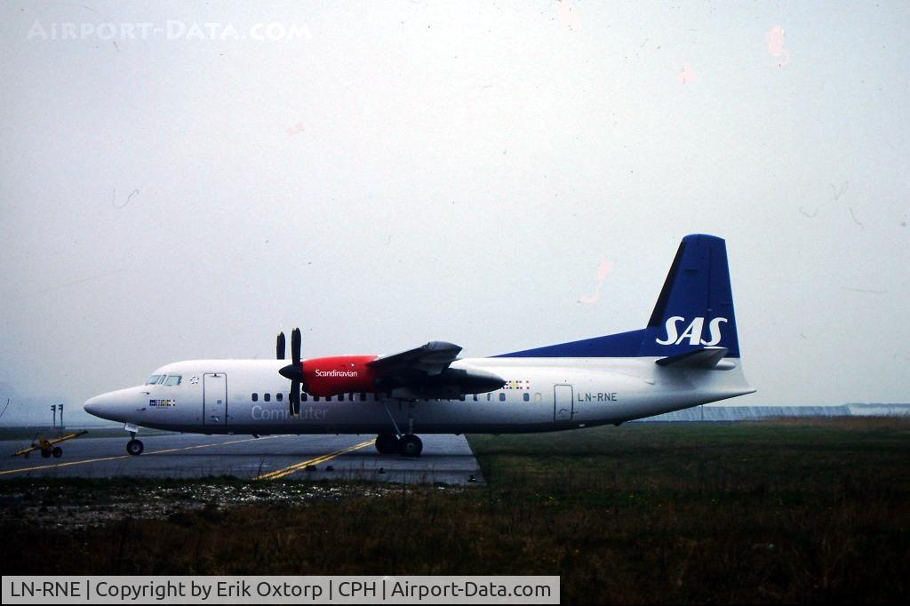 LN-RNE, 1990 Fokker 50 C/N 20179, LN-RNE  in CPH