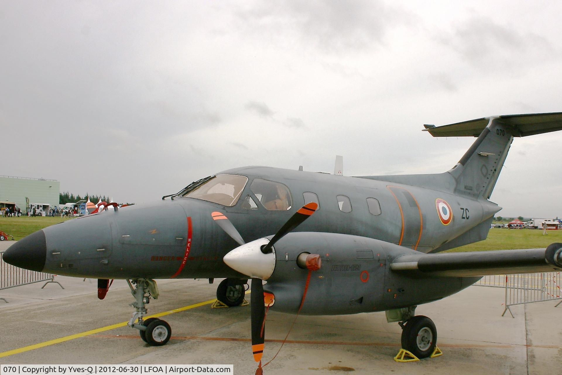 070, Embraer EMB-121AN Xingu C/N 121070, Embraer EMB-121AN Xingu, Static display, Avord Air Base 702 (LFOA) open day 2012