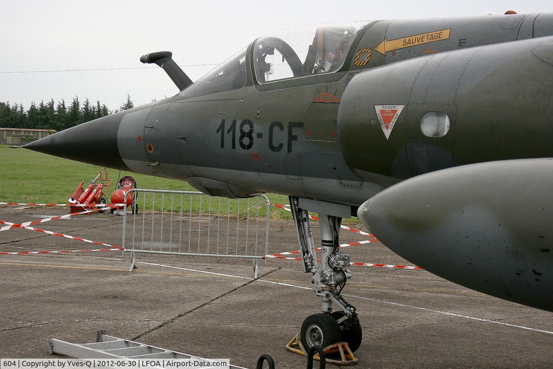 604, Dassault Mirage F.1CR C/N 604, French Air Force Dassault Mirage F1CR (118-CF), Static display, Avord Air Base 702 (LFOA) open day 2012