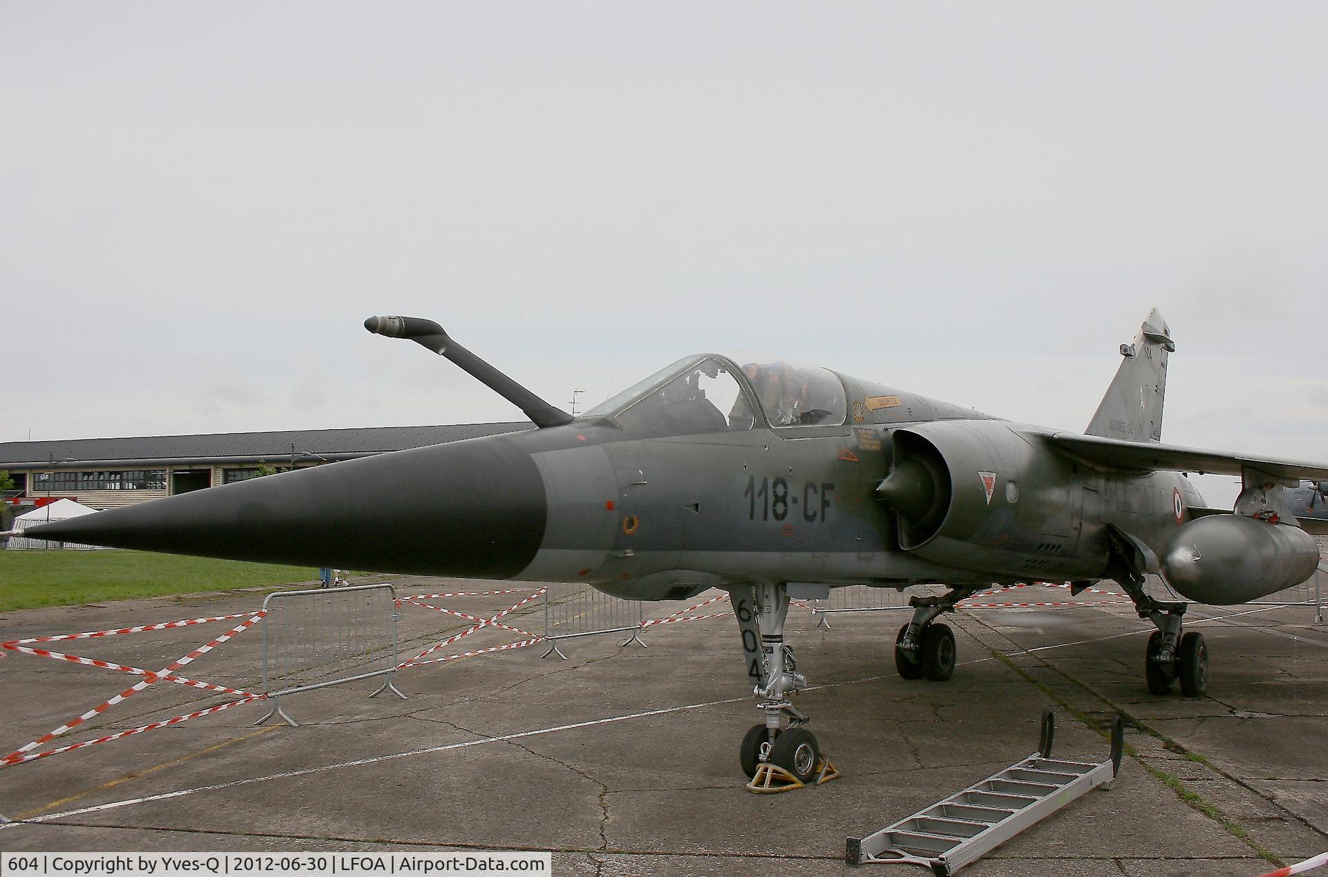 604, Dassault Mirage F.1CR C/N 604, French Air Force Dassault Mirage F1CR (118-CF), Static display, Avord Air Base 702 (LFOA) open day 2012