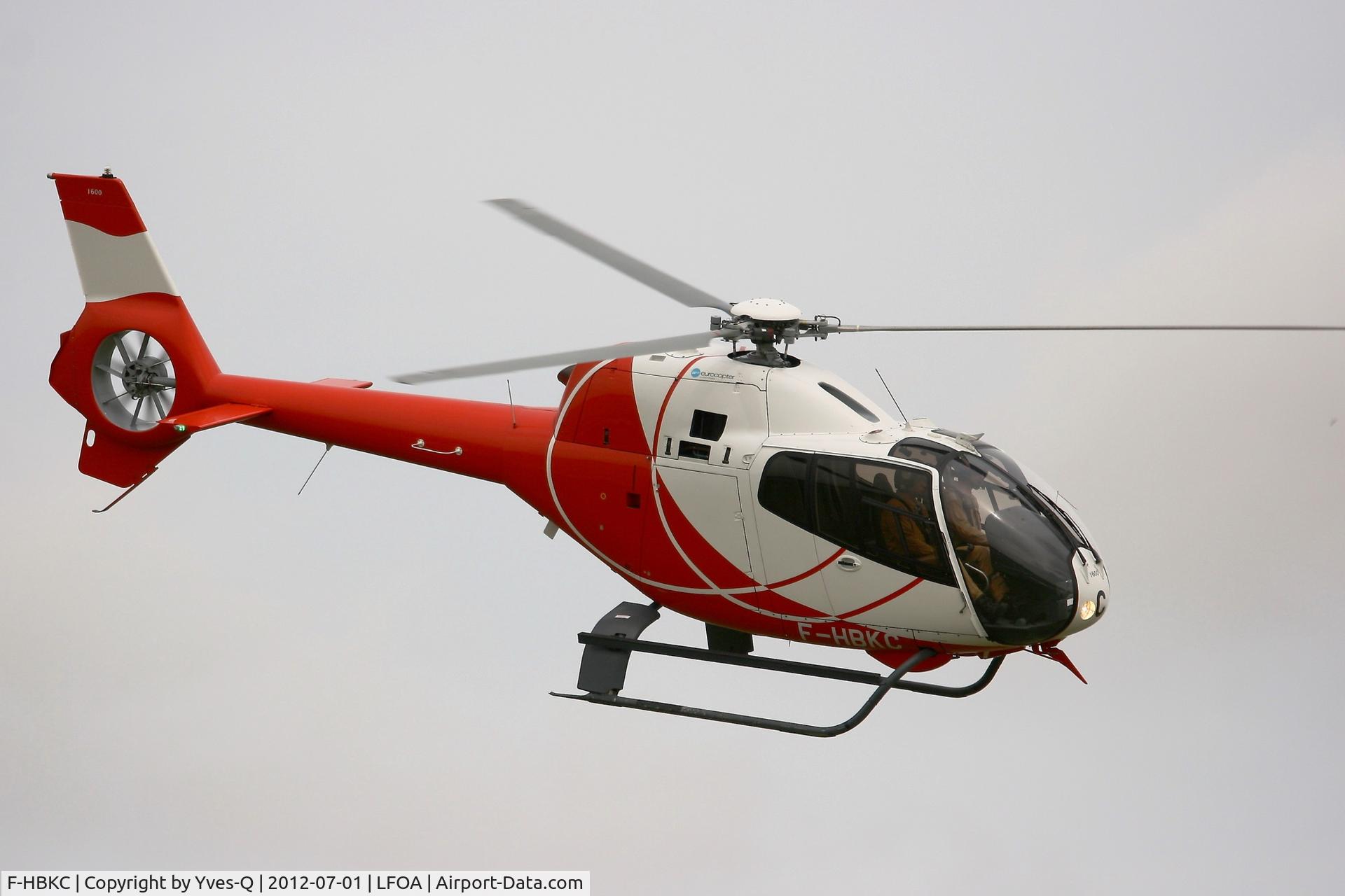 F-HBKC, 2009 Eurocopter EC-120B Colibri NHE C/N 1600, Eurocopter EC 120B Colibri NHE, Solo display, Avord Air Base 702 (LFOA) Open day in june 2012