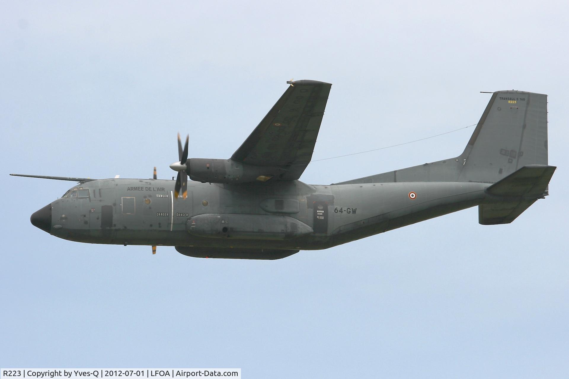 R223, Transall C-160R C/N 226, French Air Force Transall C-160R (64-GW), Solo display, Avord Air Base 702 (LFOA) Open day in june 2012