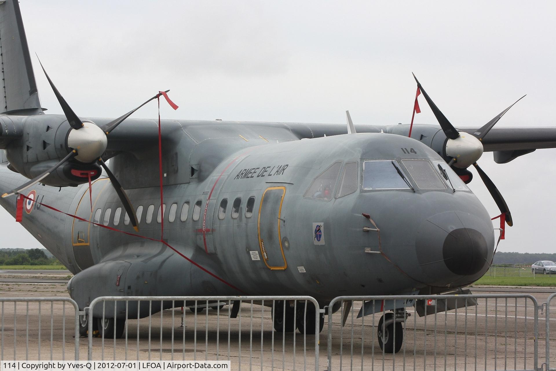 114, Airtech CN-235-200M C/N C114, French Air Force Airtech CN-235, Static display, Avord Air Base 702 (LFOA) open day 2012
