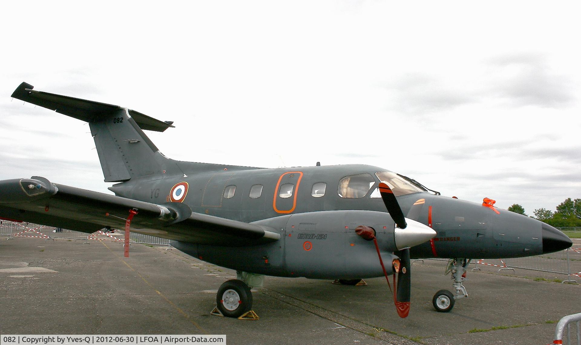 082, 1983 Embraer EMB-121AA Xingu C/N 121082, Embraer EMB-121AA Xingu, Static display, Avord Air Base 702 (LFOA) open day 2012