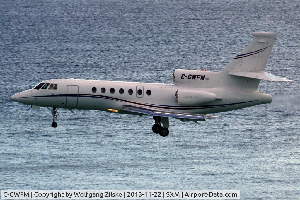 C-GWFM, 1998 Dassault Falcon 50EX C/N 264, From the Sonesta Hotel
