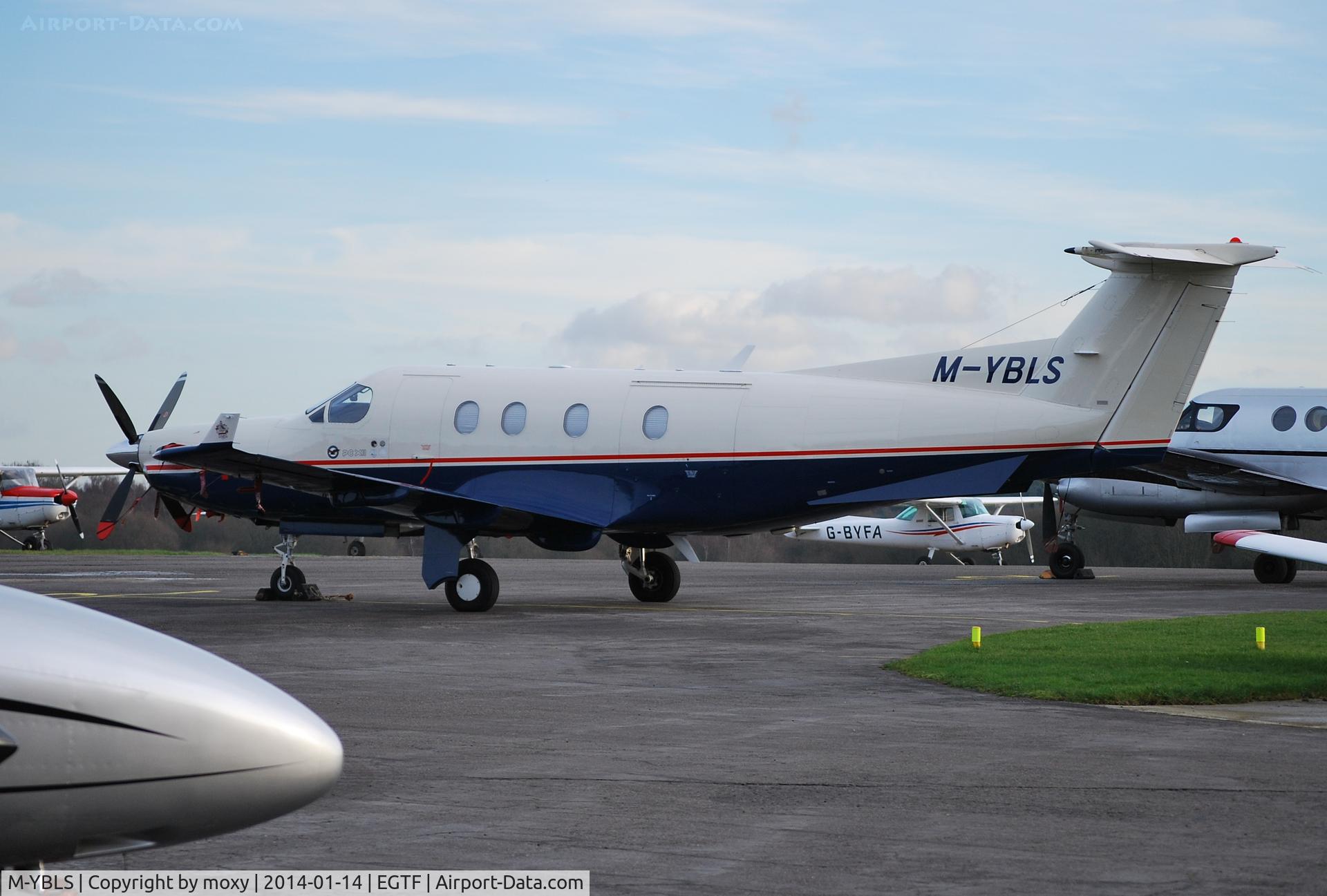 M-YBLS, 1997 Pilatus PC-12/45 C/N 176, Pilatus PC-12/45 at Fairoaks
