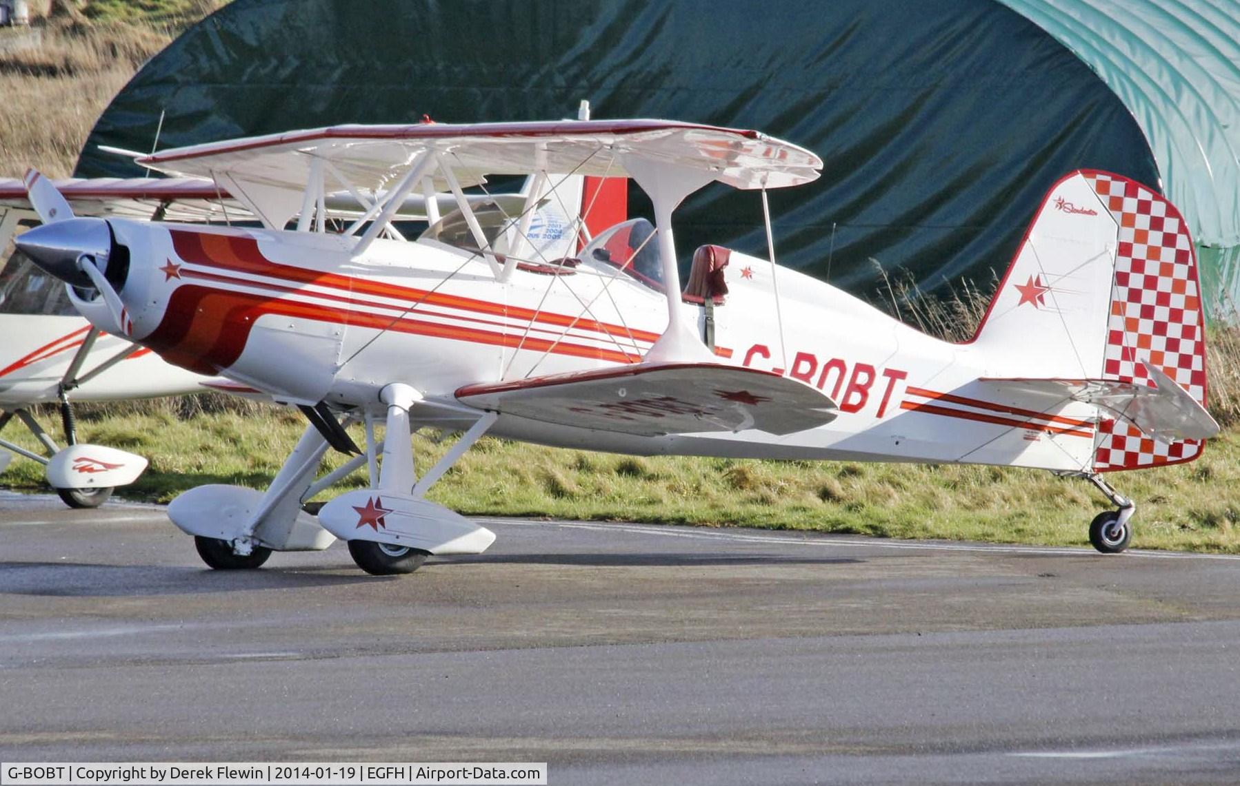 G-BOBT, 1983 Stolp SA-300 Starduster Too C/N CJ-01, Visiting Starduster Too seen at EGFH.