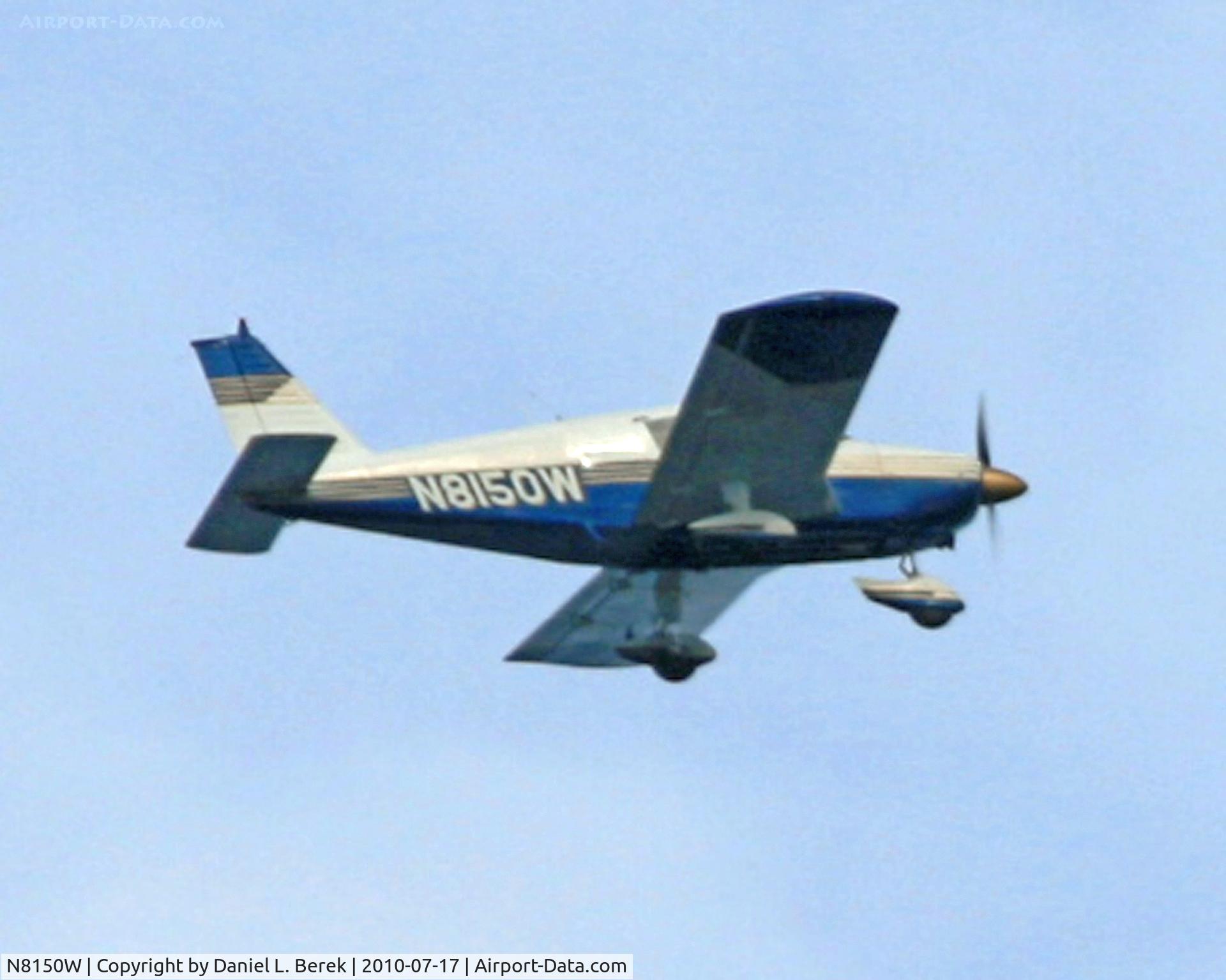 N8150W, 1965 Piper PA-28-180 C/N 28-2264, Overflying Point Pleasant Beach, NJ