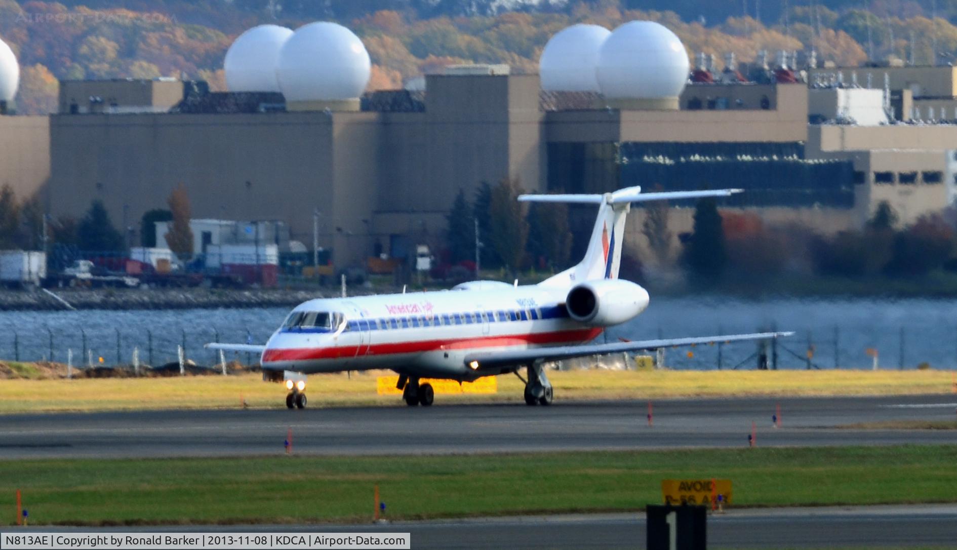 N813AE, 2001 Embraer ERJ-140LR (EMB-135KL) C/N 145539, Takeoff National