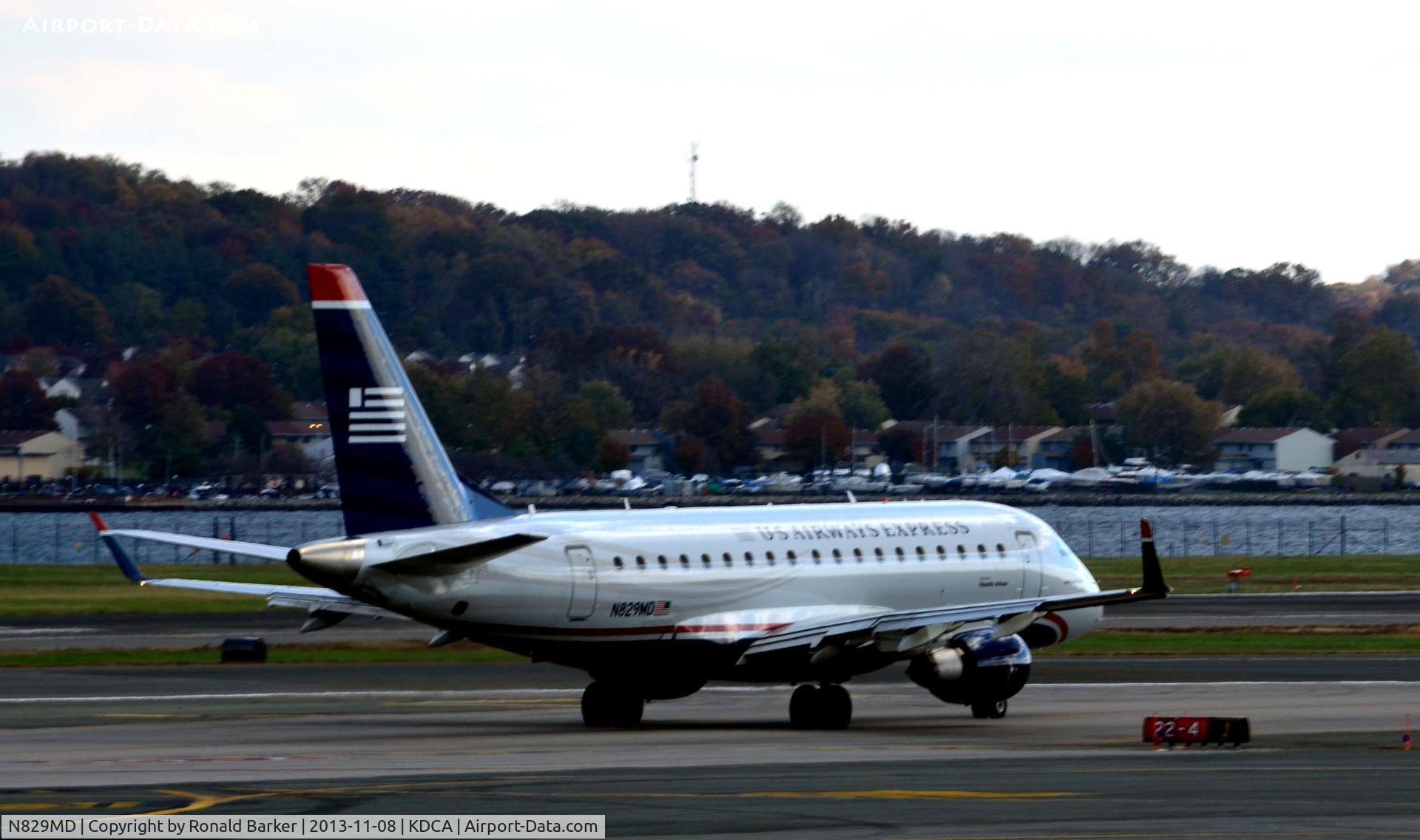 N829MD, 2005 Embraer 170SU (ERJ-170-100SU) C/N 17000049, Taxi National