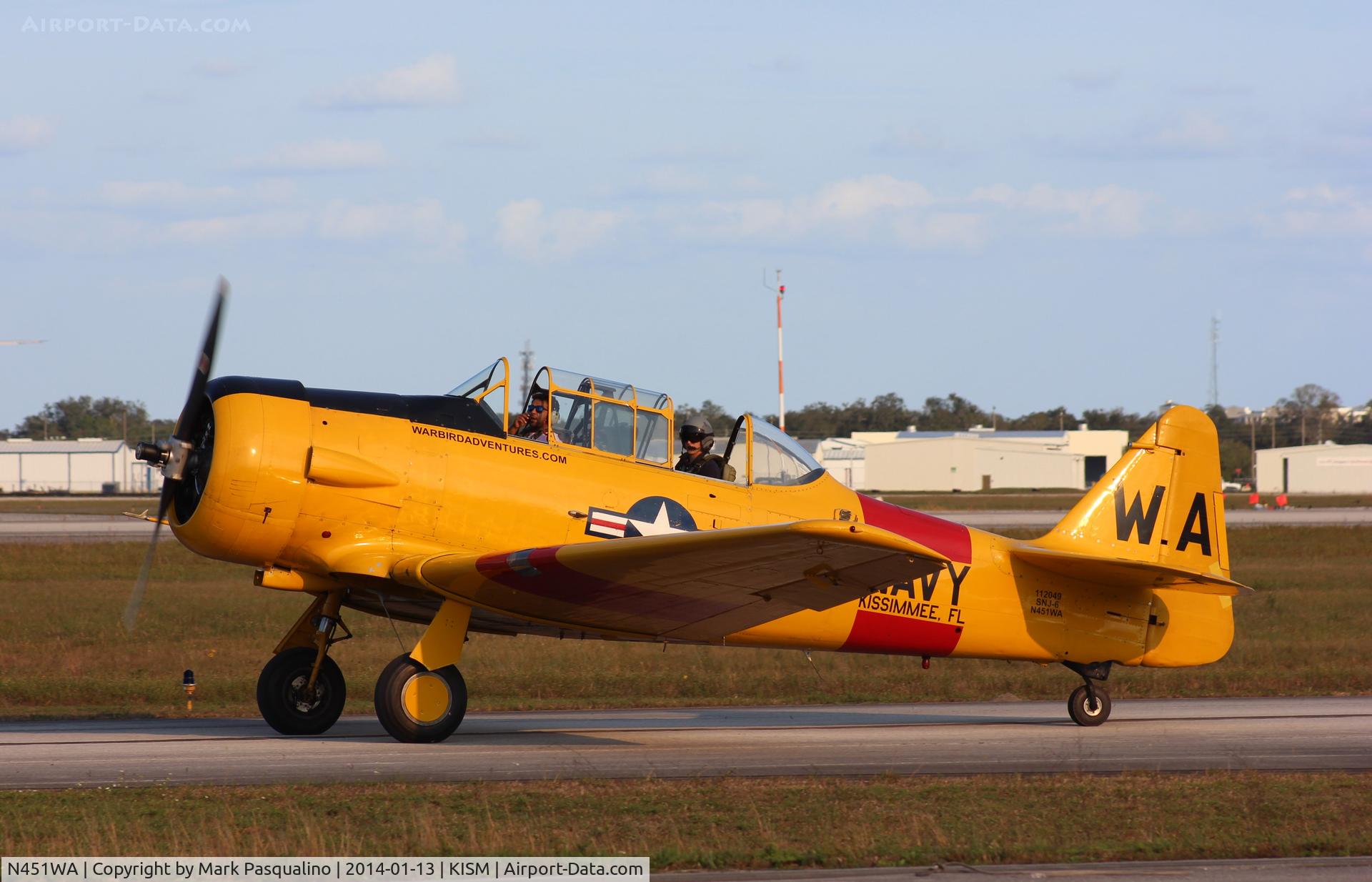 N451WA, 1945 North American SNJ-6 Texan C/N 121-43012, North American SNJ-6