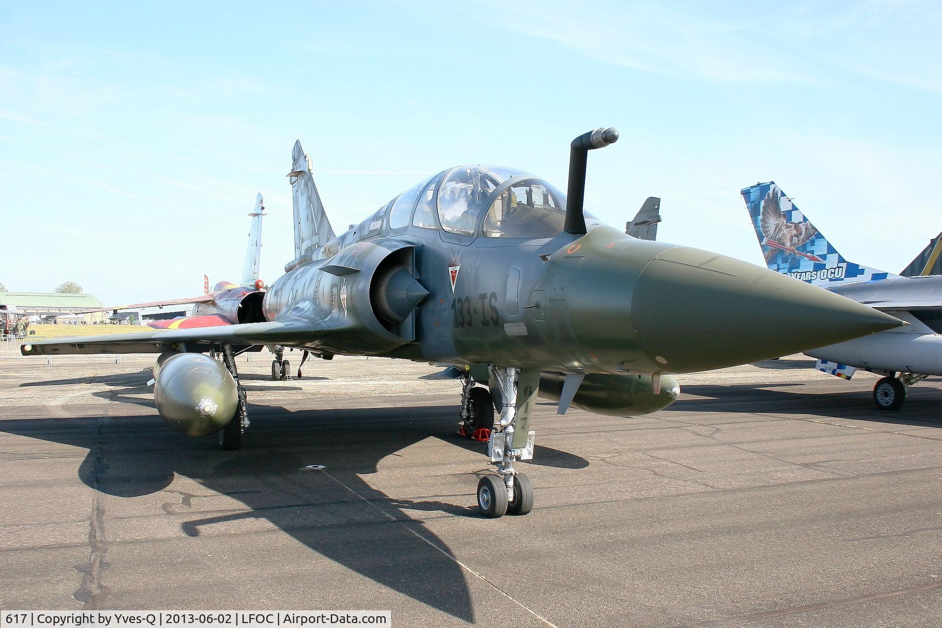 617, Dassault Mirage 2000D C/N 415, Dassault Mirage 2000D (133-IS), Static display, Chateaudun Air Base 279 (LFOC) Open day 2013