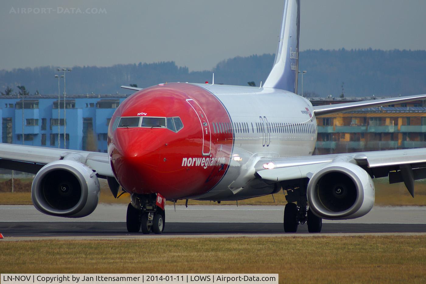 LN-NOV, 2010 Boeing 737-8FZ C/N 31713, ln-nov