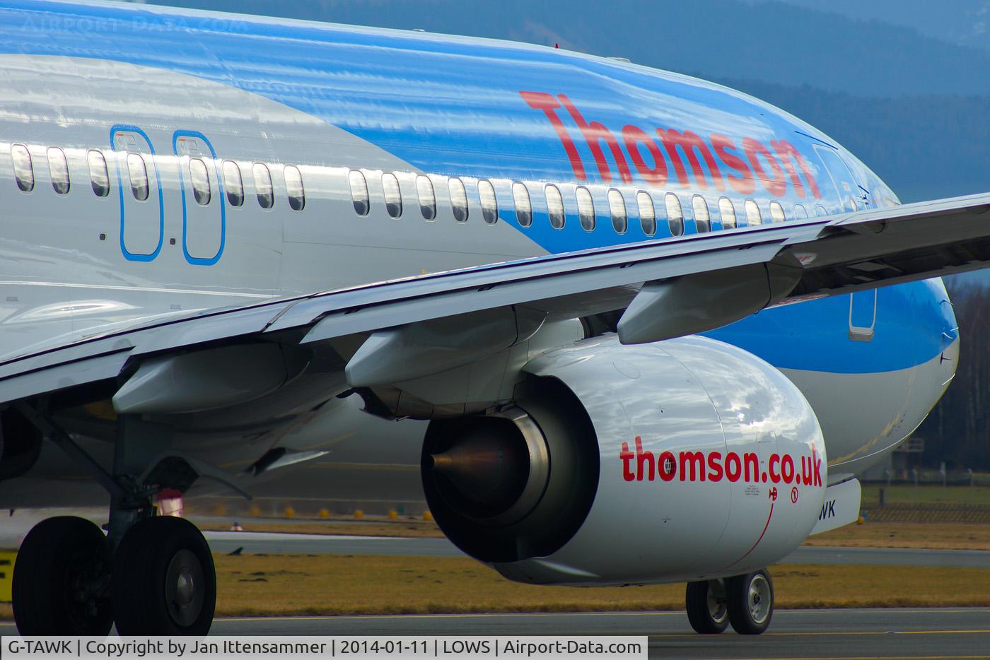 G-TAWK, 2012 Boeing 737-8K5 C/N 37239, g-tawk