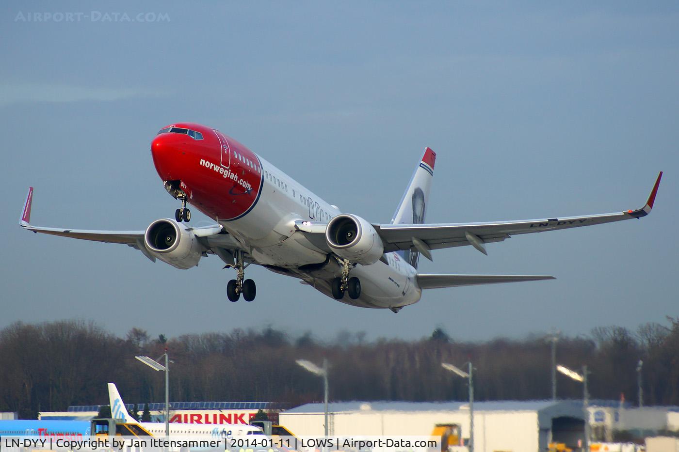 LN-DYY, 2012 Boeing 737-8JP C/N 39012, ln-dyy