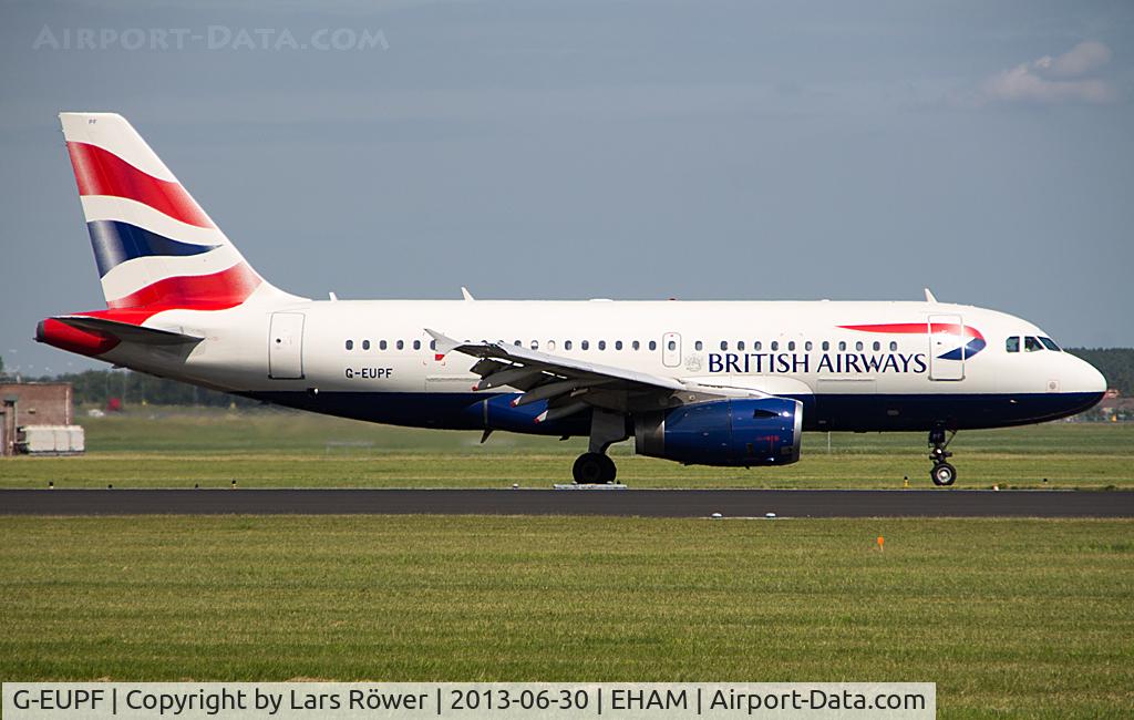 G-EUPF, 2000 Airbus A319-131 C/N 1197, British Airways