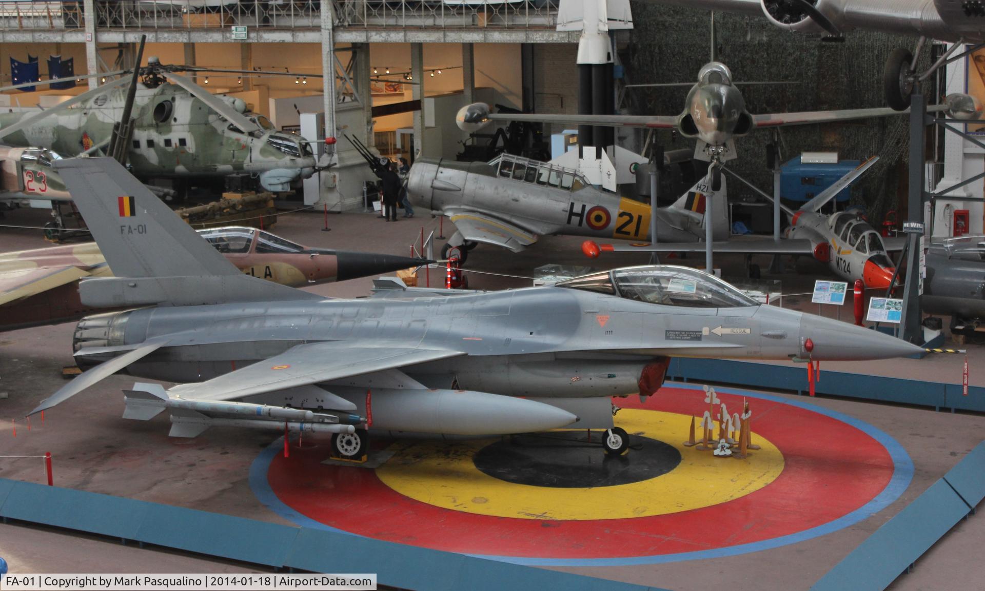FA-01, 1978 SABCA F-16A Fighting Falcon C/N 6H-1, SABCA F-16A