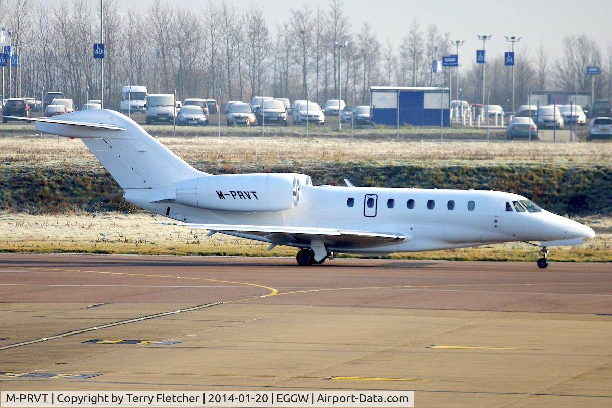 M-PRVT, 2008 Cessna 750 Citation X Citation X C/N 750-0291, 2008 Cessna 750, c/n: 750-0291 at Luton