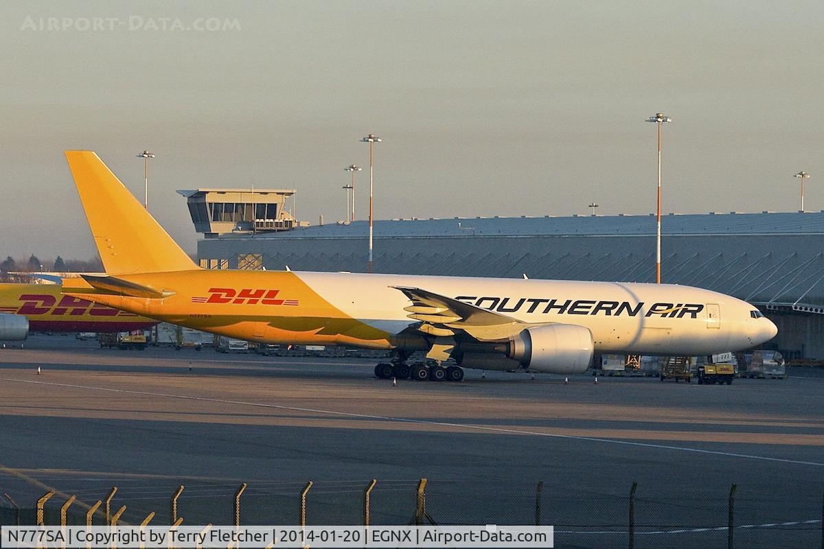 N777SA, 2012 Boeing 777-FZB C/N 37989, 2012 Boeing 777-FZB, c/n: 37989 of Southern Air at East Midlands