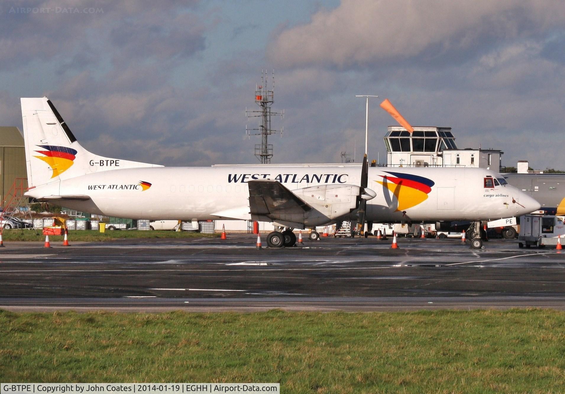 G-BTPE, 1989 British Aerospace ATP C/N 2012, Looking very smart in its West Atlantic scheme