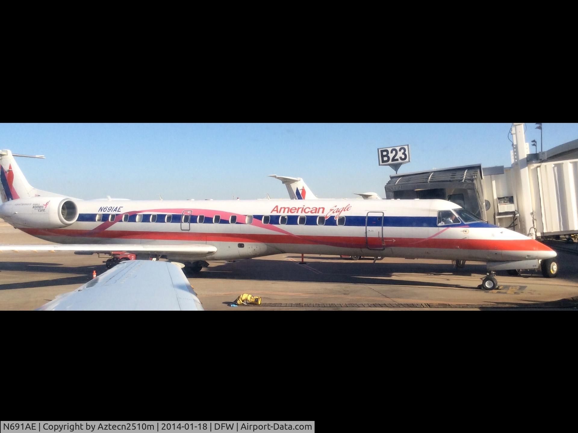 N691AE, 2004 Embraer ERJ-145LR (EMB-145LR) C/N 14500860, American eagle embraer.