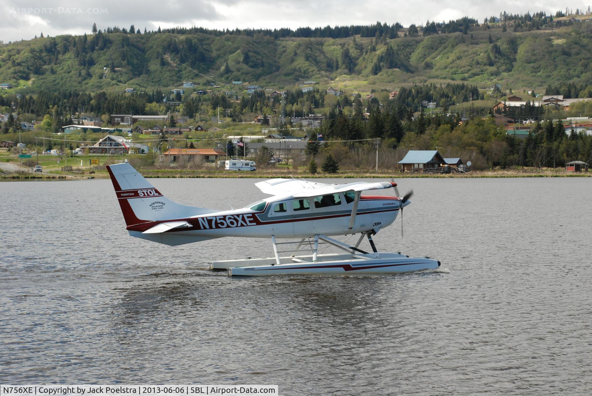 N756XE, 1978 Cessna U206G Stationair C/N U20604432, C206 of Northwind Aviation at Beluga Lake Homer AK