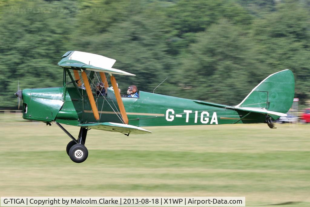 G-TIGA, 1955 De Havilland DH-82A Tiger Moth II C/N 83547, De Havilland DH-82a Tiger Moth II at The De Havilland Moth Club's 28th International Moth Rally at Woburn Abbey. August 2013.