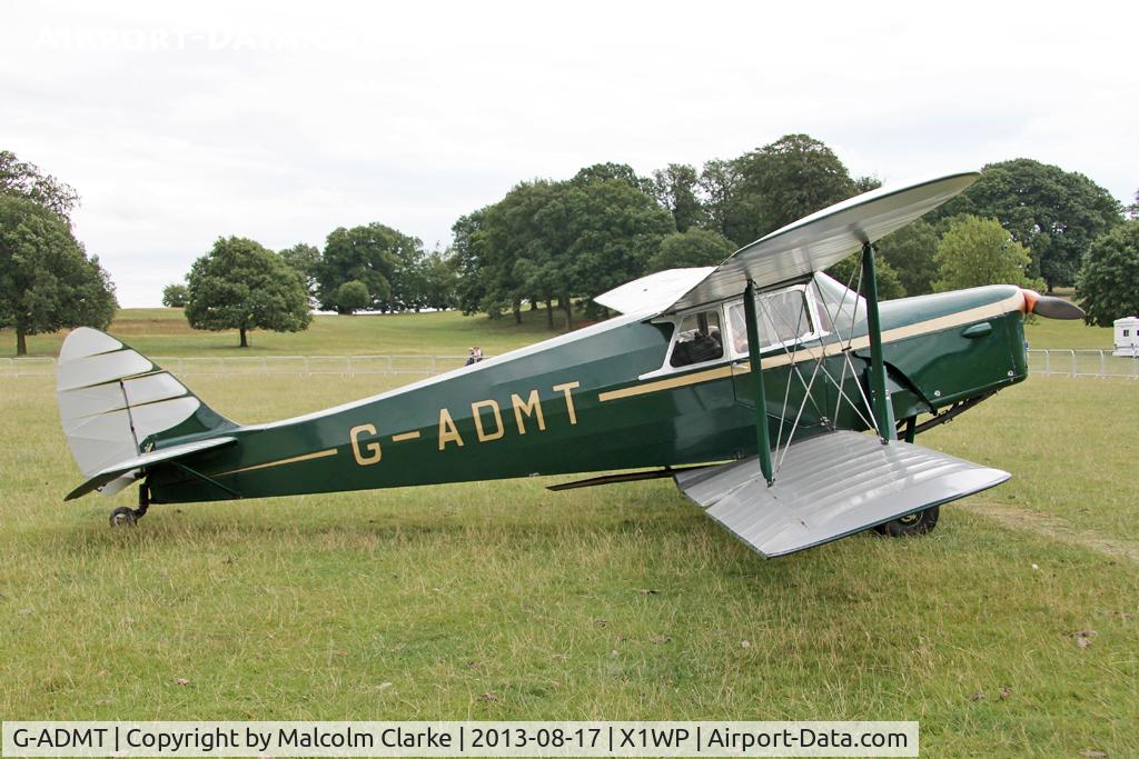 G-ADMT, 1936 De Havilland DH.87B Hornet Moth C/N 8093, De Havilland DH-87B Hornet Moth at The De Havilland Moth Club's 28th International Moth Rally at Woburn Abbey. August 2013.