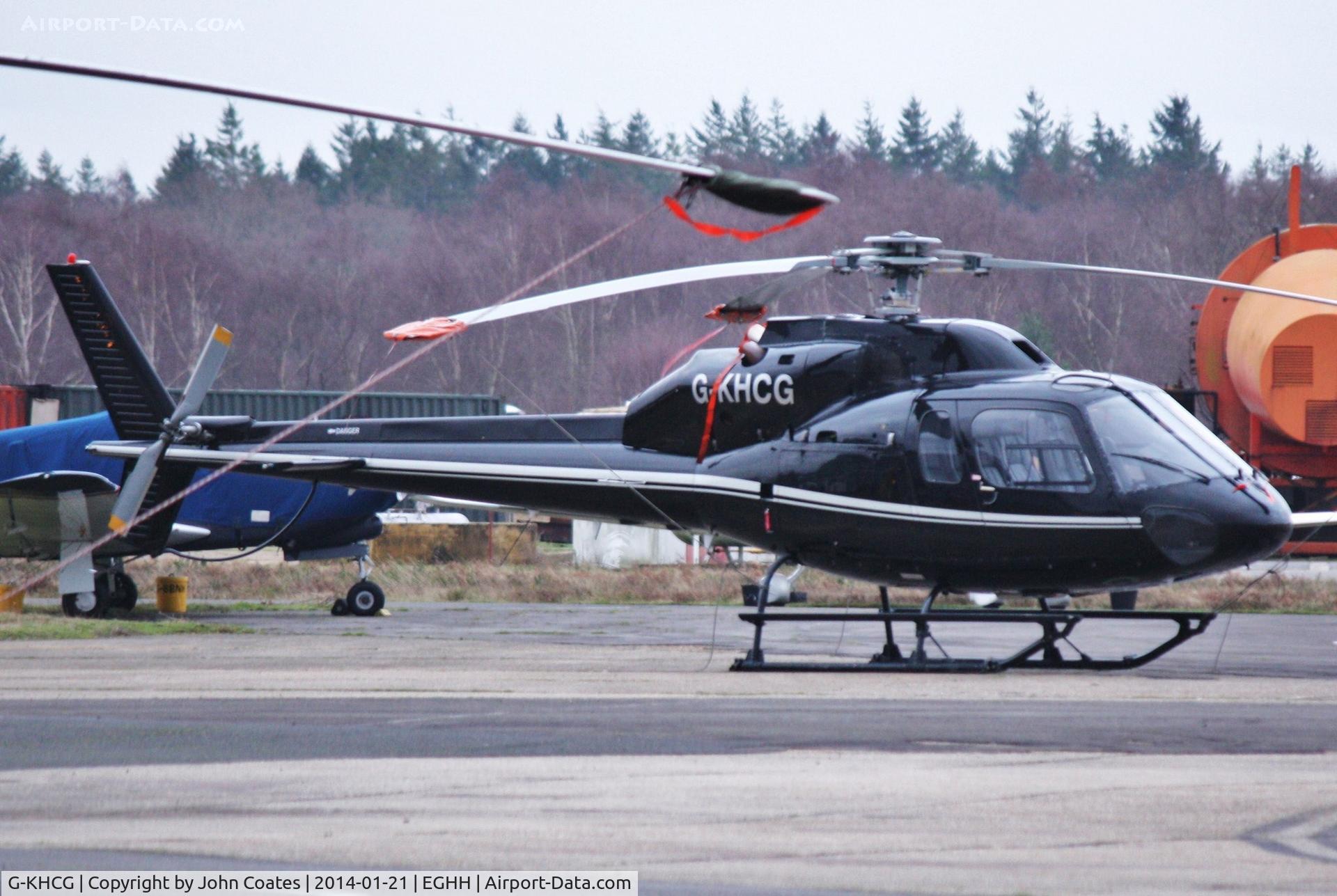 G-KHCG, 1982 Aerospatiale AS-355F-2 Ecureuil 2 C/N 5193, At a crowded BHL