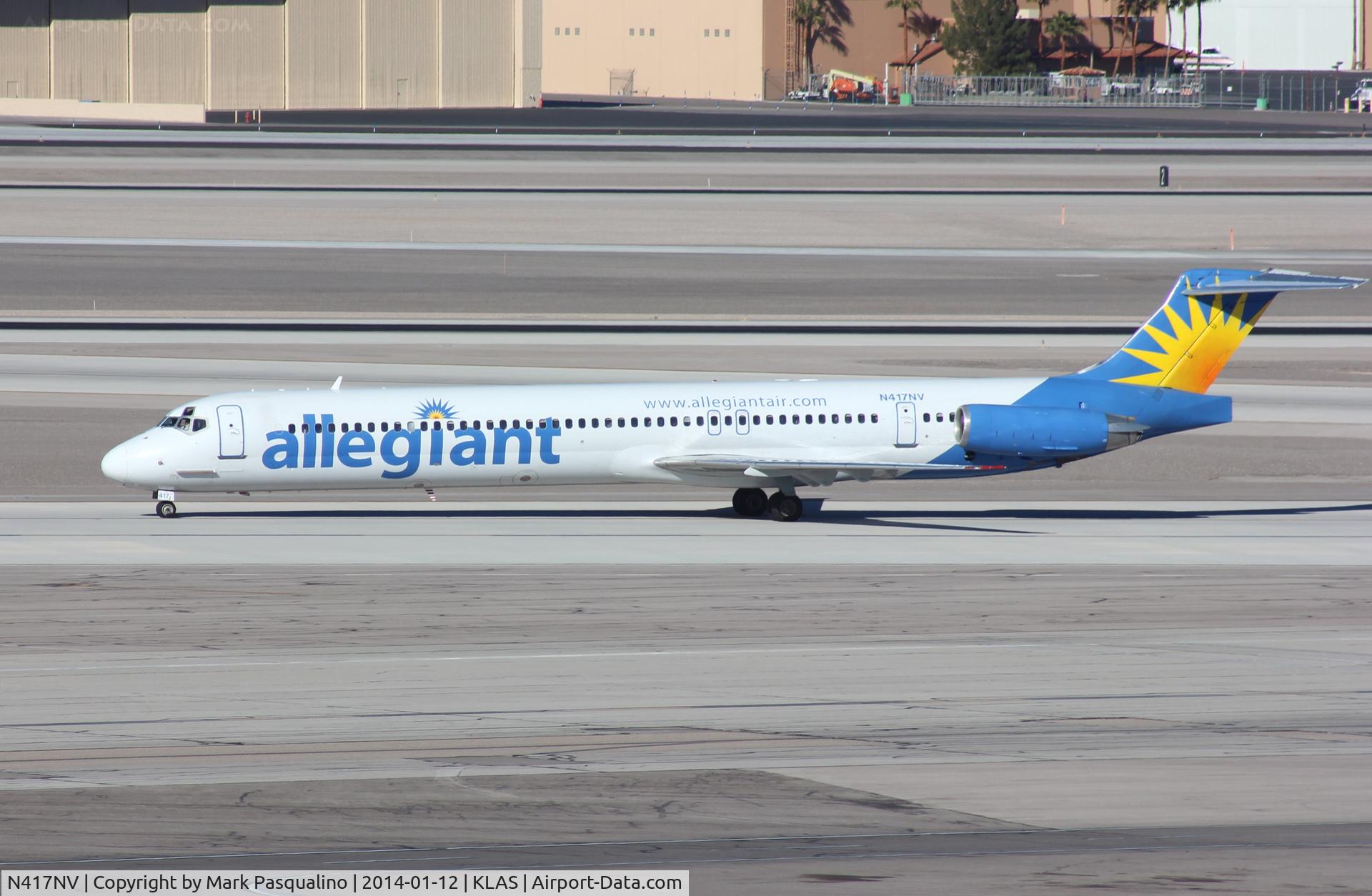 N417NV, 1992 McDonnell Douglas MD-83 (DC-9-83) C/N 53347, MD-83