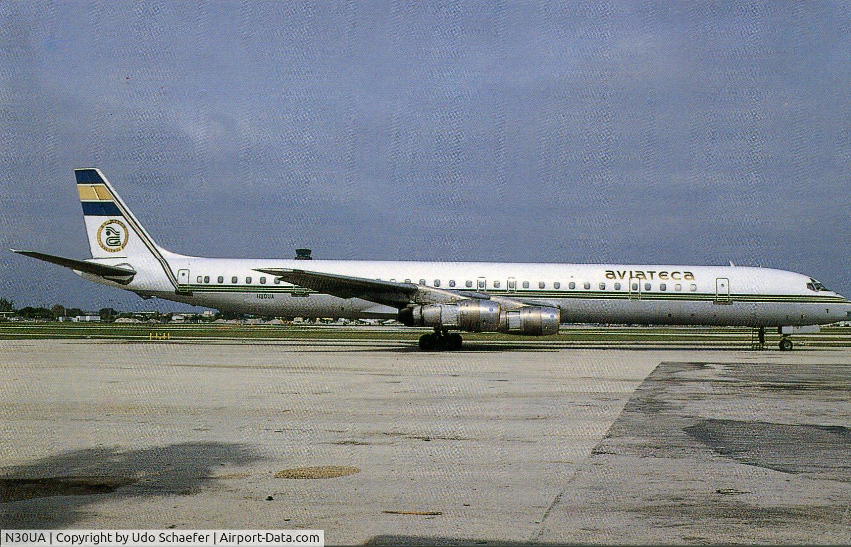 N30UA, 1967 Douglas DC-8-61F C/N 45888, N30UA DC-8-61 c/n 45888 of AVIATEC (TIA cs)