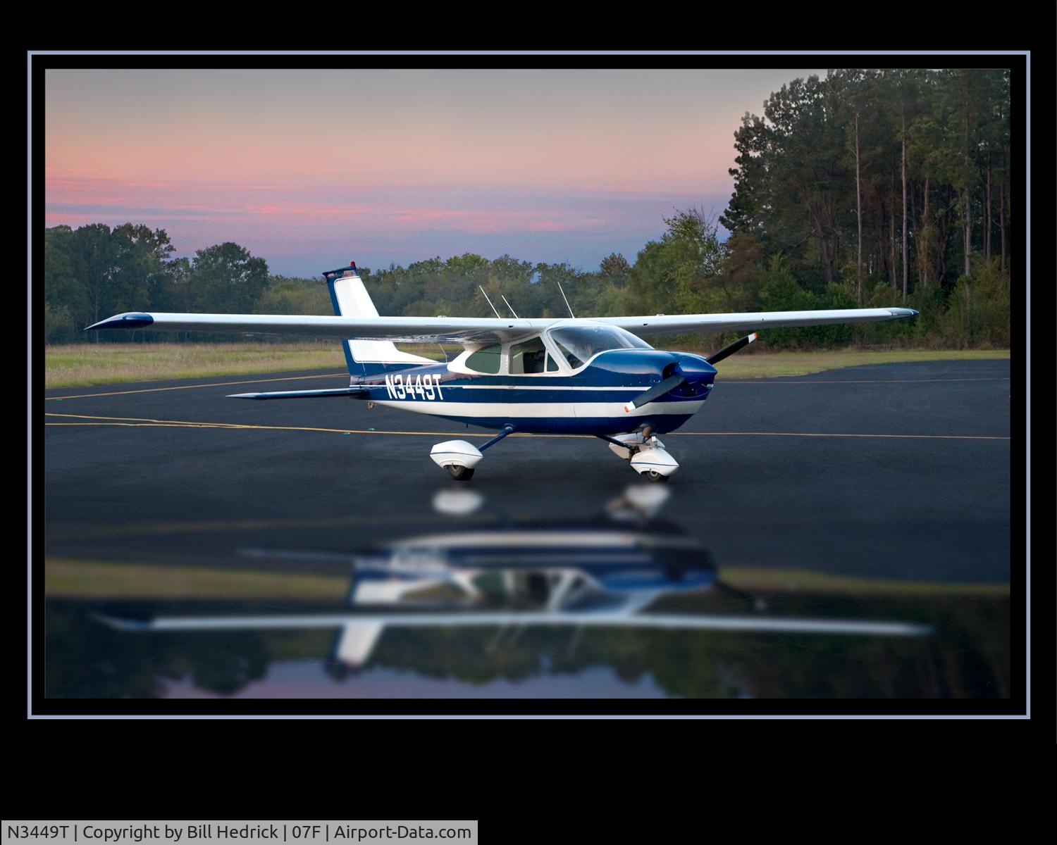 N3449T, 1968 Cessna 177 Cardinal C/N 17700749, Photo taken in 2008 at Gladewater Airport 07F