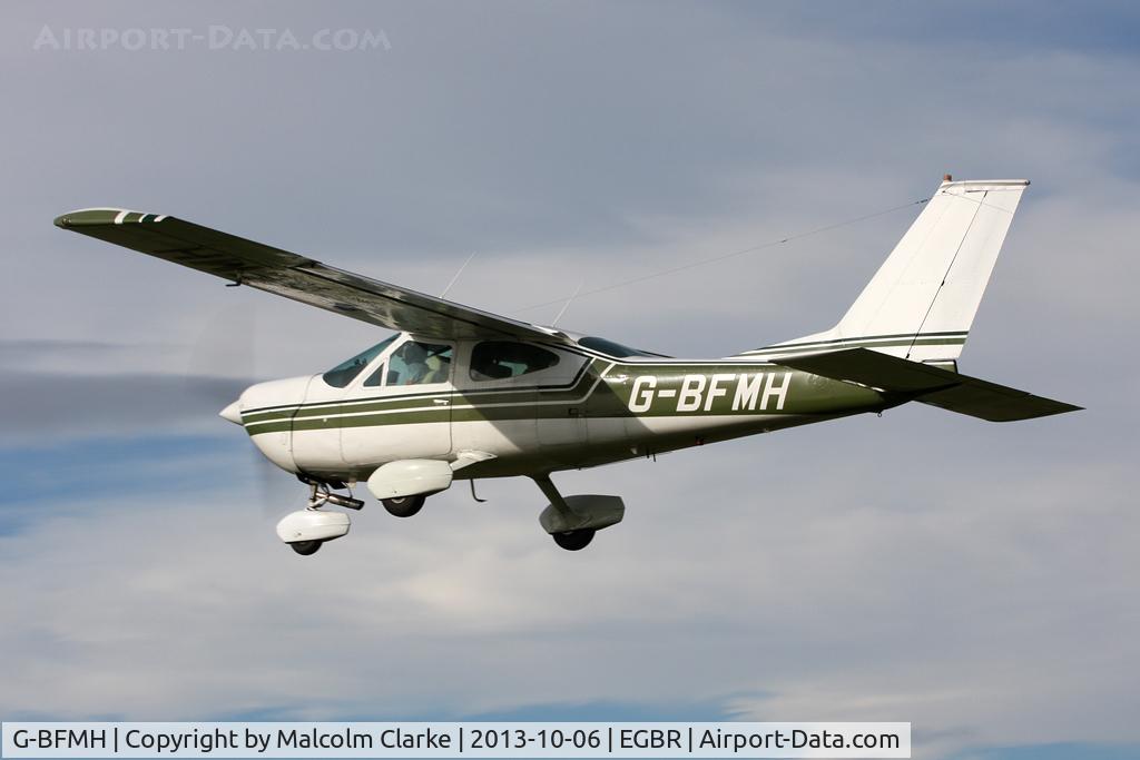 G-BFMH, 1973 Cessna 177B Cardinal C/N 17702034, Cessna 177B Cardinal at The Real Aeroplane Club's Pre-Hibernation Fly-In, Breighton Airfield, October 2013.