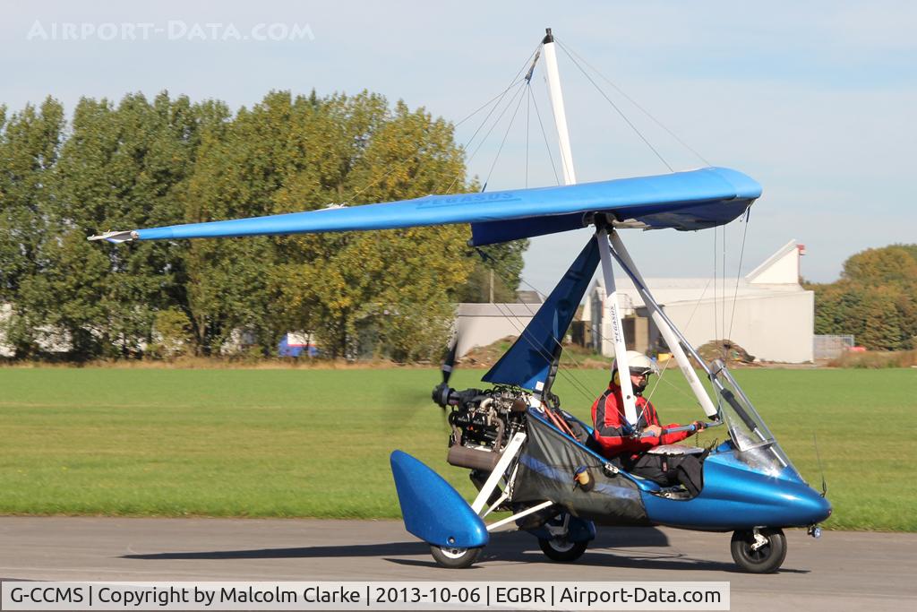 G-CCMS, 2003 Mainair Pegasus Quik C/N 7997, Mainair Pegasus Quik at The Real Aeroplane Club's Pre-Hibernation Fly-In, Breighton Airfield, October 2013.