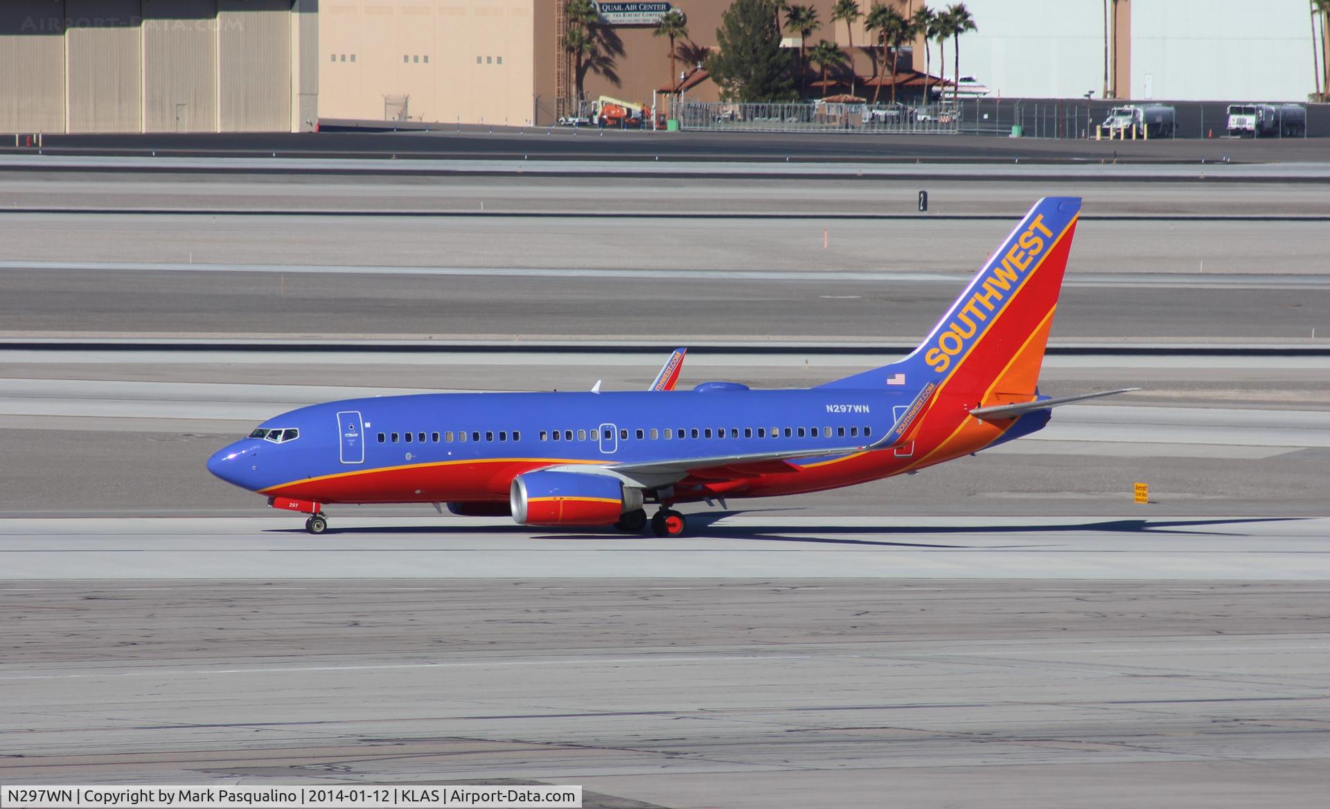 N297WN, 2007 Boeing 737-7H4 C/N 32542, Boeing 737-700