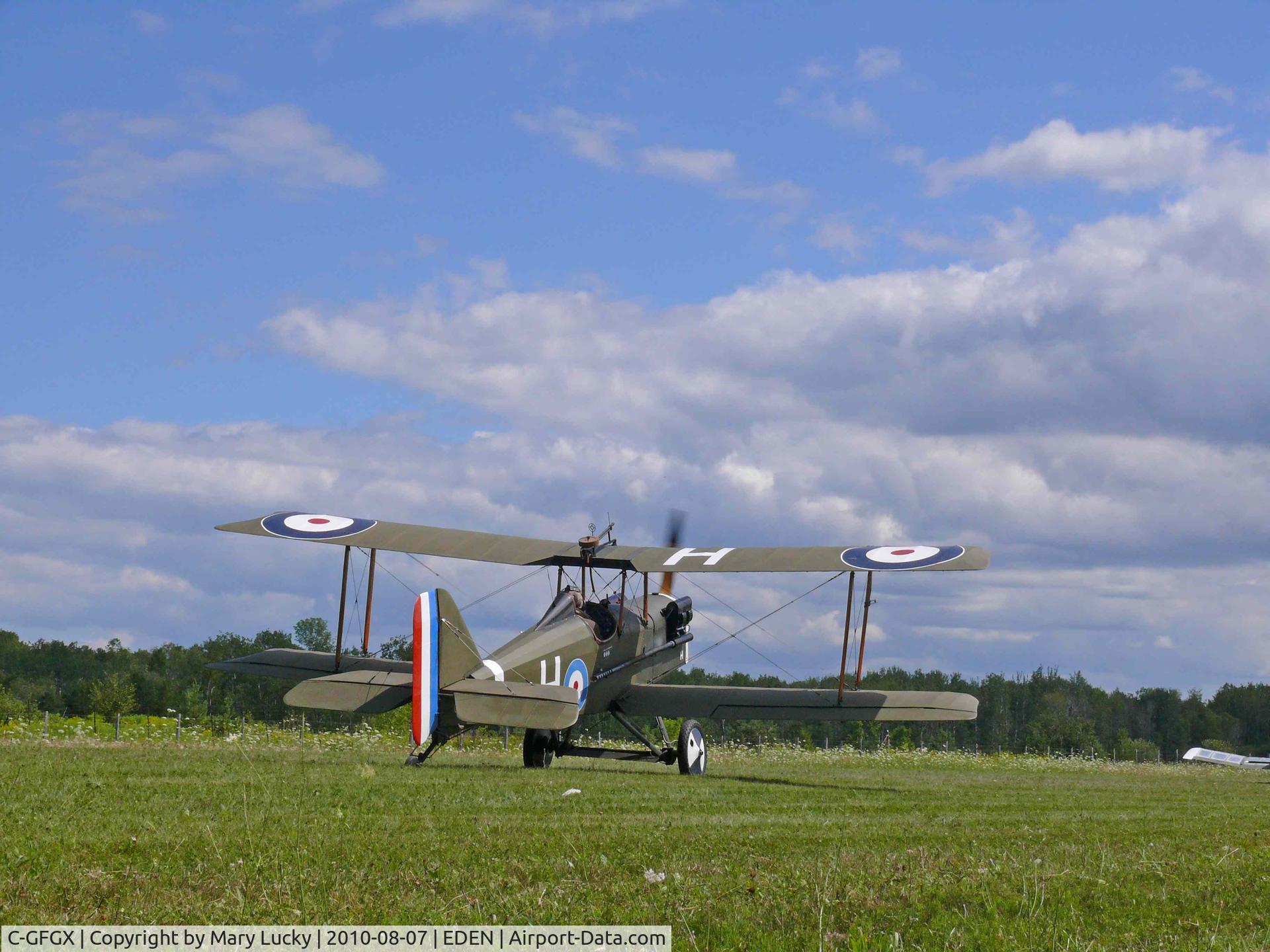 C-GFGX, 1984 Royal Aircraft Factory SE-5A Replica C/N 078258, At Edenvale air show August 7th 2010.