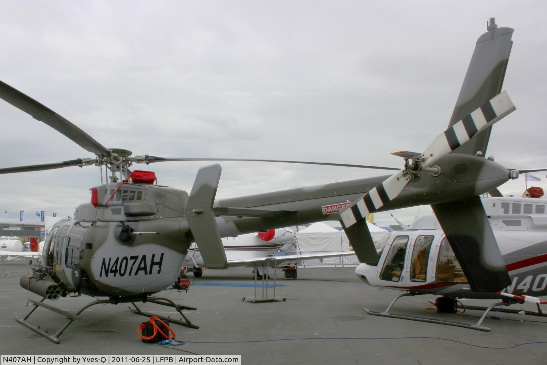 N407AH, 2010 Bell 407 C/N 53989, Bell 407, Static display, Paris Le Bourget (LFPB-LBG) Air Show in june 2011