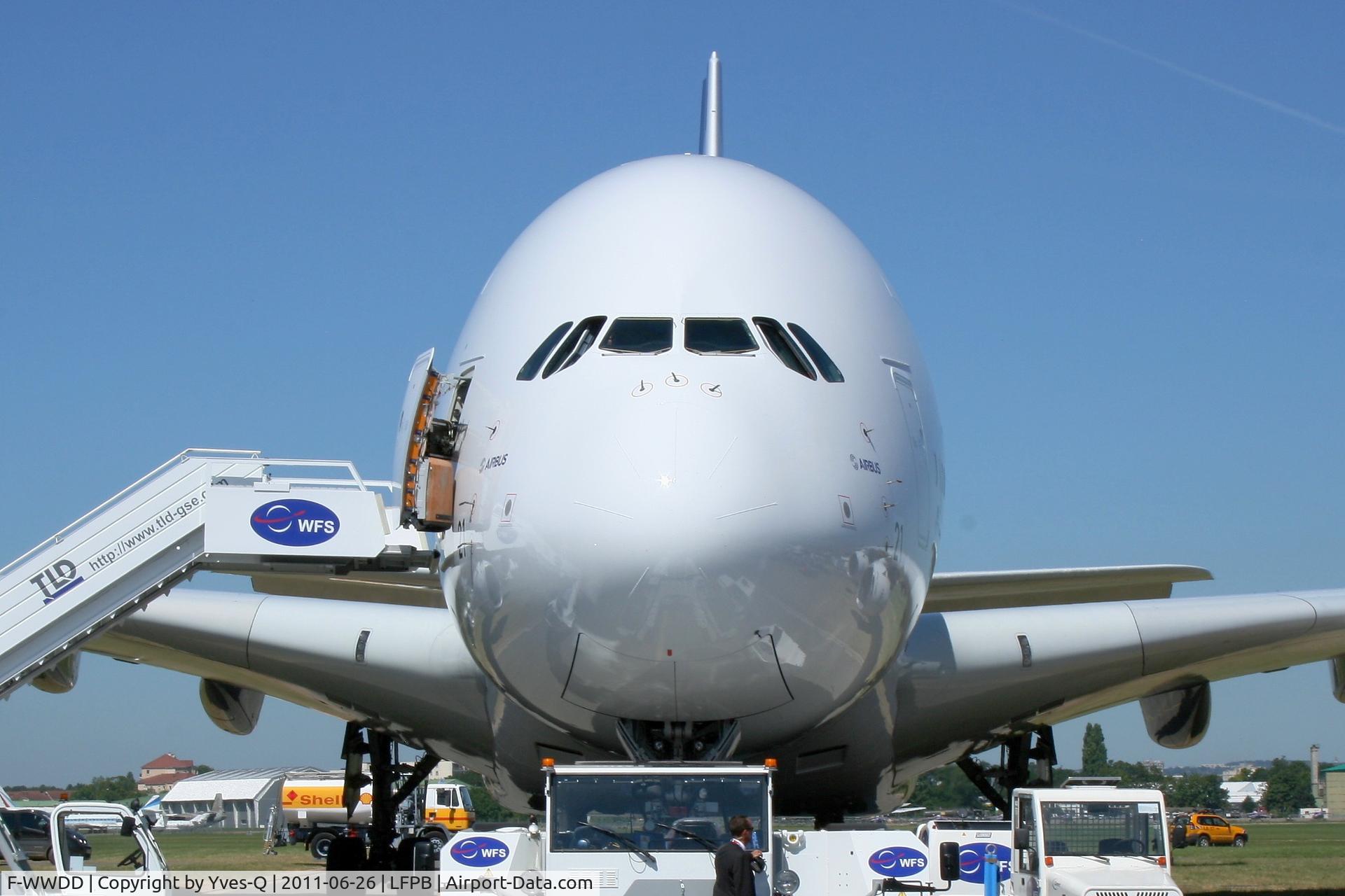 F-WWDD, 2005 Airbus A380-861 C/N 004, Airbus A380-861, Static display, Paris Le Bourget (LFPB-LBG) Air Show in june 2011