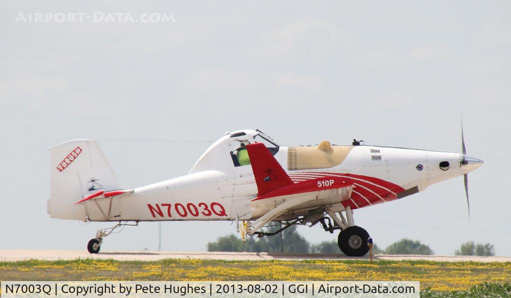 N7003Q, Thrush Aircraft Inc S2R-T34 C/N T34-343, N7003Q Thrush S2 at Grinnell, Iowa